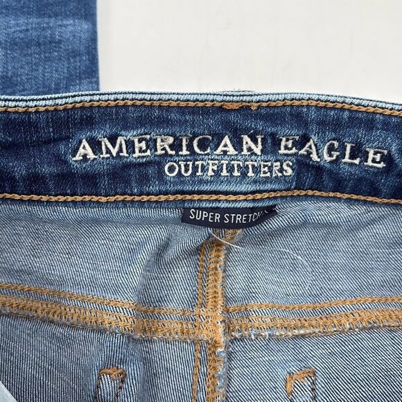American Eagle High-Rise Stretch Jegging Size 2 Short Faded Blue‎ - Picture 10 of 11